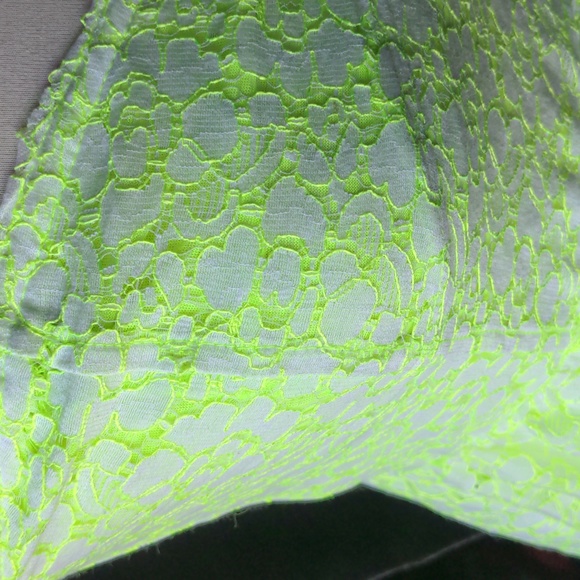 Aeropostale Neon Lace Dress Small - Picture 3 of 7